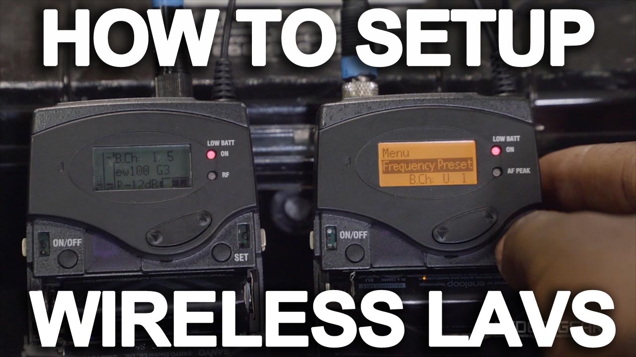 How To Setup A Wireless Lav Microphone, Ep.24 Tutorial