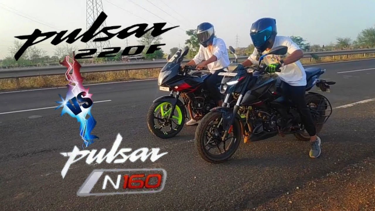 Pulsar N160 VS Pulsar 220F Race ||  Aisa Ni Socha Tha 😮🤯 || Top end battle