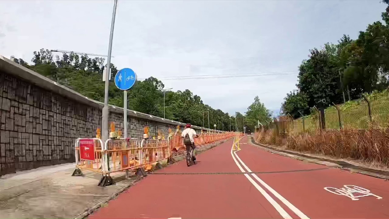 大圍站 至 大尾篤船灣淡水湖霸尾 單車徑 GoPro 8 全路線快拍 Hong Kong Cycling Track Full Route Record