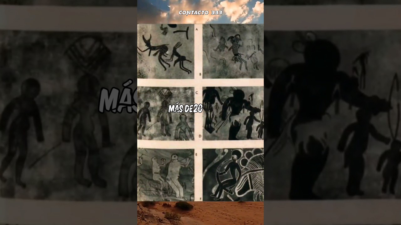 Tassili n'ajjer y sus Enigm&aacute;ticas pinturas rupestres #historia #tassili #misterio #shorts
