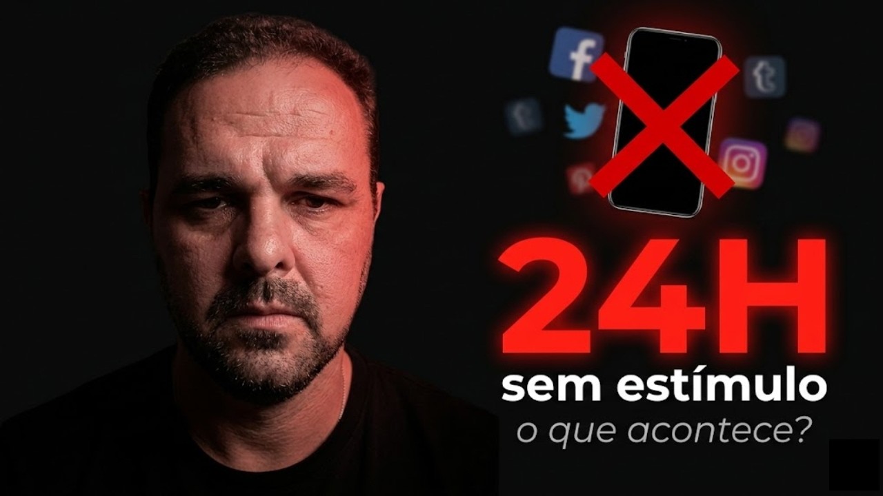24 Horas sem estímulo: O que acontece quando você para de fugir de si mesmo