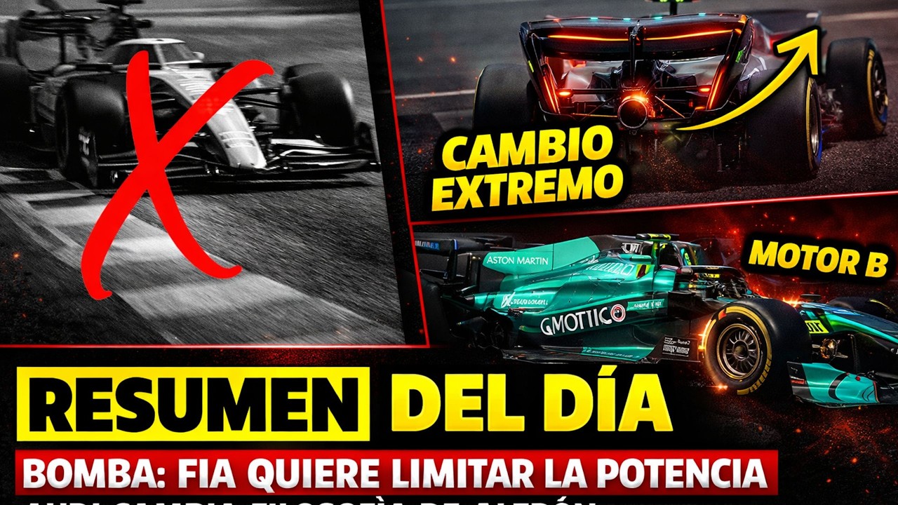 FIA quiere REDUCIR la potencia  | Honda encuentra el fallo de Aston Martin y Audi cambia su alerón
