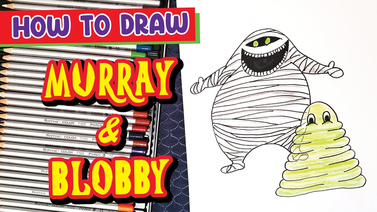 How to Draw Murray & Blobby | Hotel Transylvania