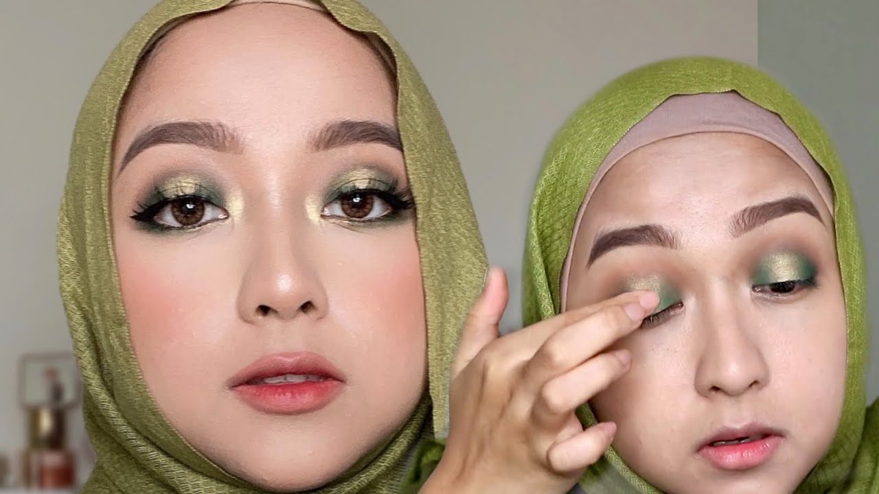 Doing my eyeshadow with only my fingers!