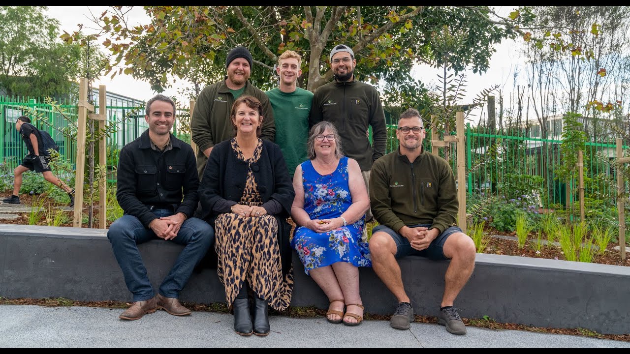West Harbour School Entrance Garden - Official Opening - Neville Design Studio.
