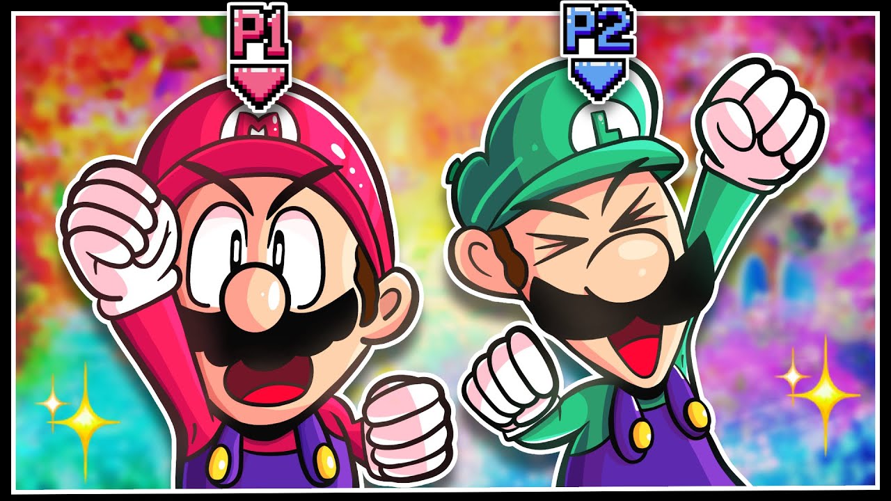 Playing Co-op in Mario and Luigi Dream Team!
