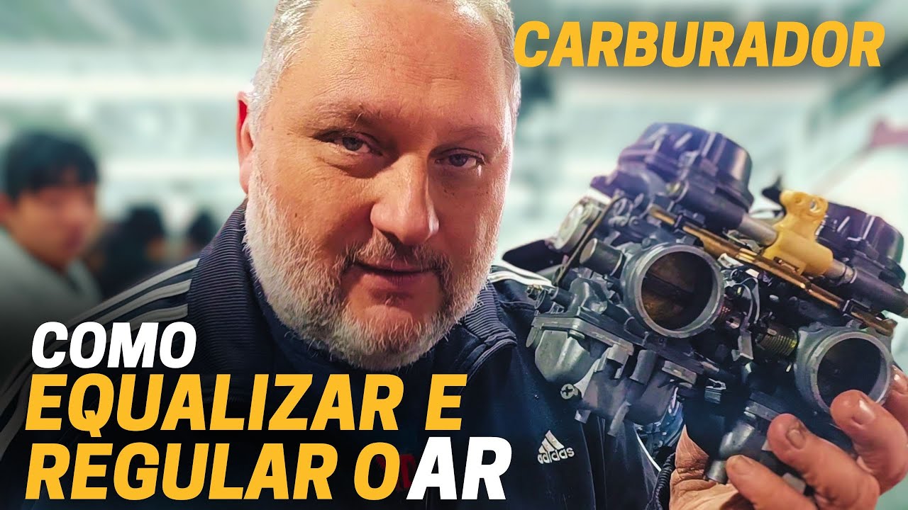 Como EQUALIZAR e REGULAR o AR de QUALQUER CARBURADOR de moto.