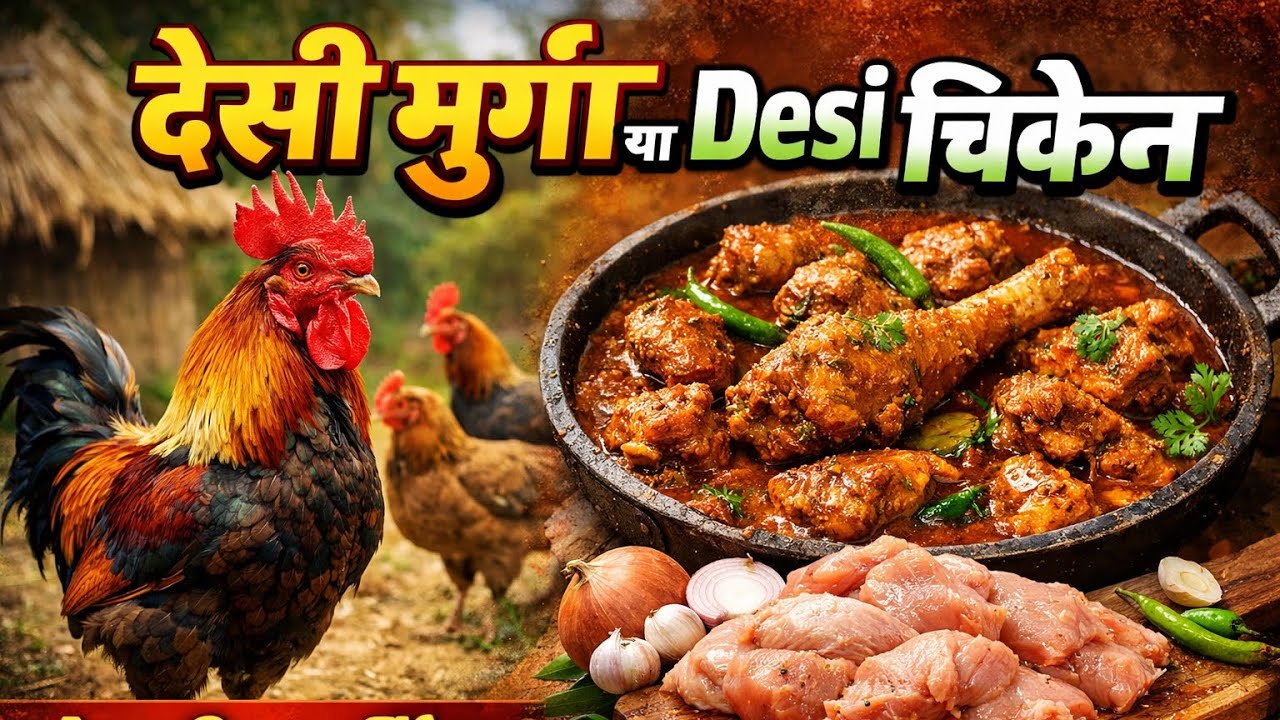 🐓देहाती देसी चिकन करी 😋 👩‍🍳| गांव स्टाइल देसी मुर्गा बनाने का असली तरीका | Desi Chicken Recipe🐓👌😋