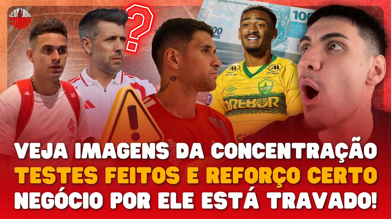 ⚠️ EXCLUSIVO: NEGÓCIO TRAVOU E REFORÇO CERTO! VEIA IMAGEM DA CONCENTRAÇÃO DO INTER PARA O GRENAL!