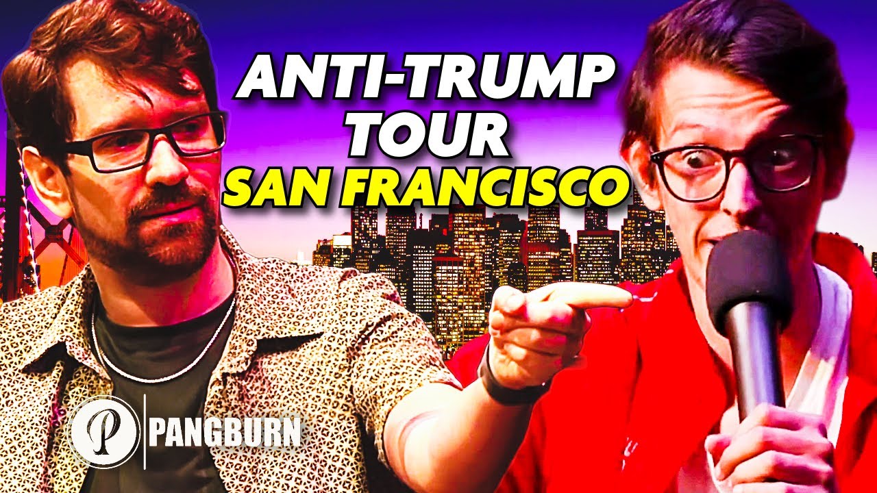 The Anti-Trump Tour #6 San Francisco | Destiny vs MAGA Trump Supporters - DEI, Charlie Kirk