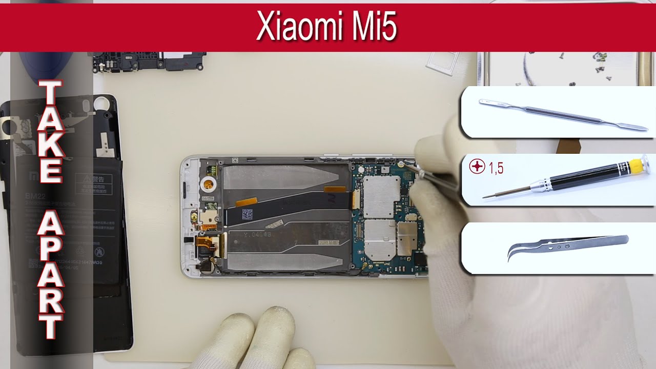 Как разобрать 📱 Xiaomi Mi5 Разборка и ремонт