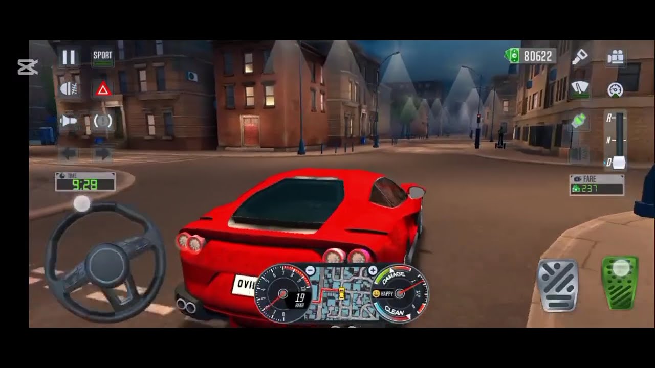 Super car  texi derive game Mobile  part 82‎#carsim #simulation  #taxi  #gaming