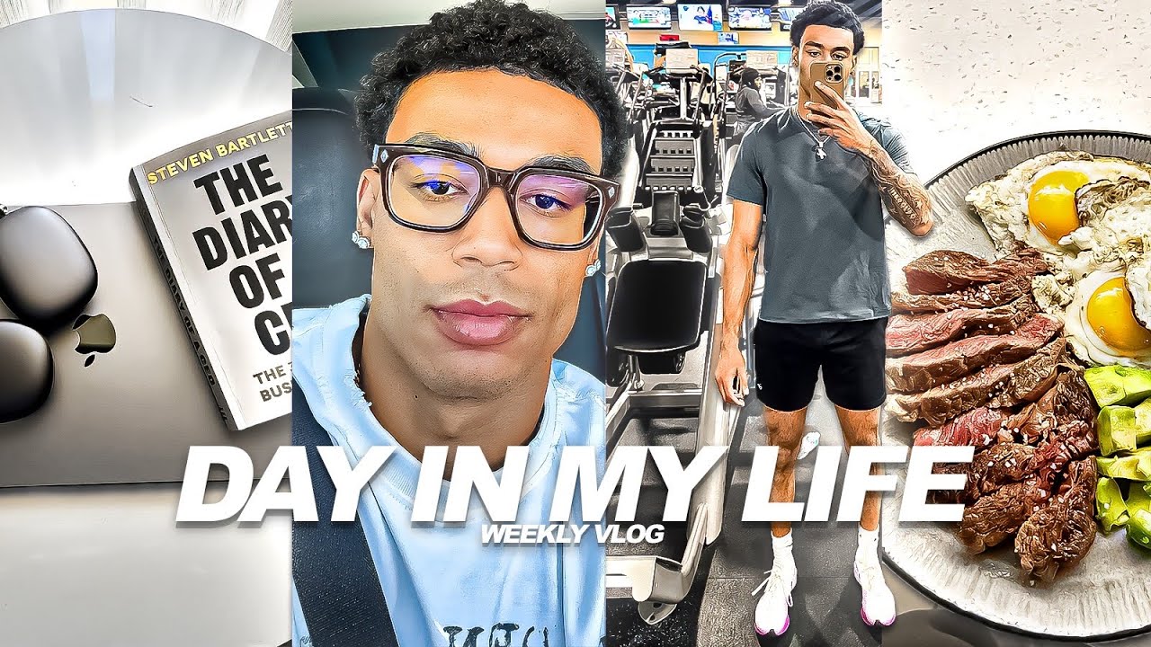 WEEKLY VLOG | leg day workout, content creation, goal setting, hygiene shopping