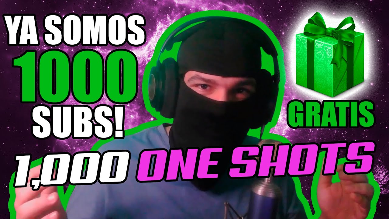 🎯 ¡PACK de 1000 ONE SHOTS GRATIS + TUTORIAL GOD! - ESPECIAL 1K SUBS