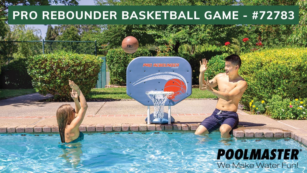 Pro Rebounder Poolside Basketball Game