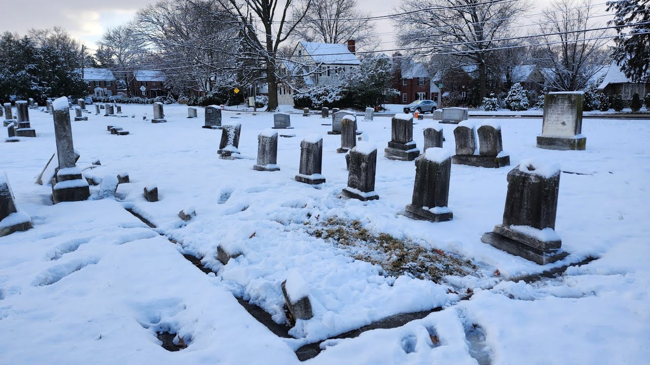 Govans Presbyterian Cemetery in the Snow