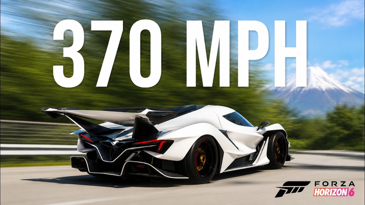NEW TOP 10 Fastest cars in Forza Horizon 6 | 370 MPH!