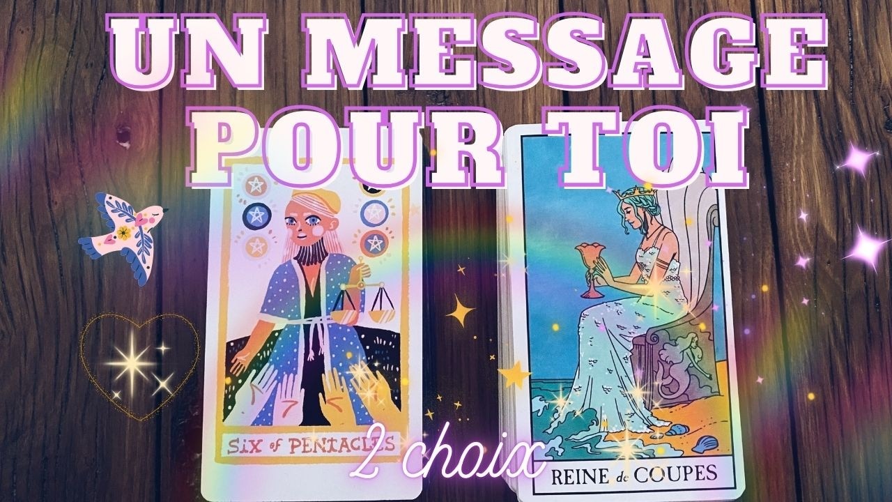 🔮 TU AS BESOIN D'ENTENDRE ÇA AUJOURD'HUI...( 2 choix) ✨ Guidance Intuitive Tarot ✨ Intemporel 🌙