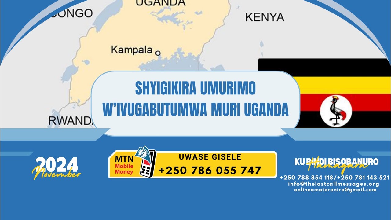Shyigikira umurimo w'ivugabutumwa mu gihugu cya Uganda (November 2024)
