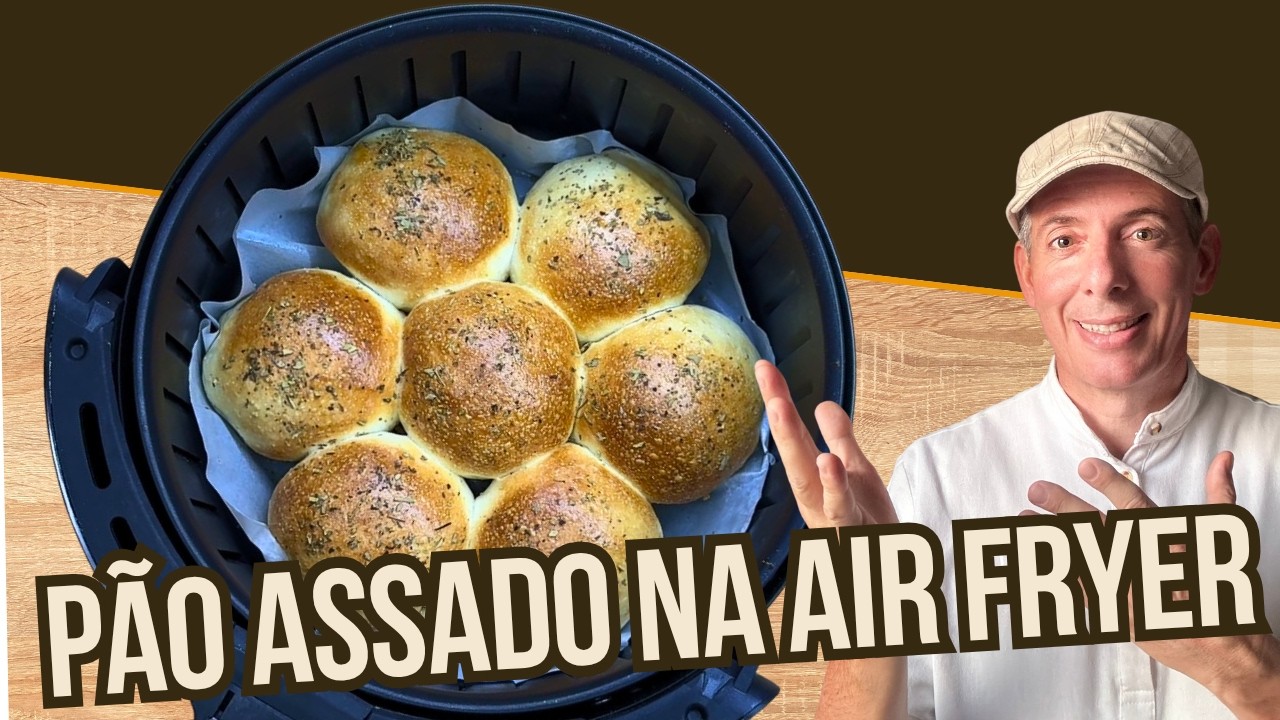 “O SEGREDO pra assar pão perfeito na AirFryer (fica inacreditável!)”