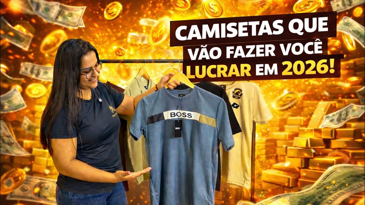 Camisetas que vão fazer você lucrar em 2026💰