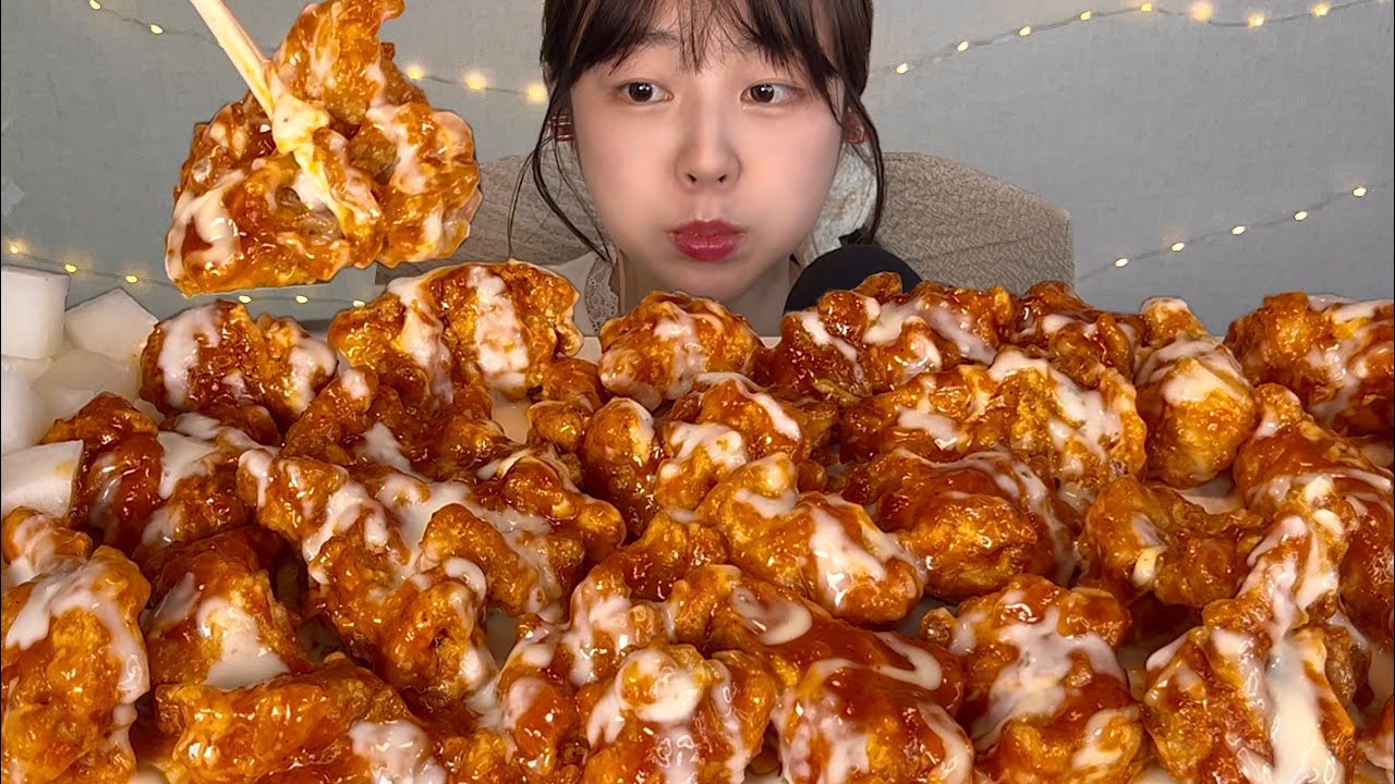 ENG) 꾸덕치덕 슈프림양념치킨❤️‍🔥 진짜 인생치킨이다.. MUKBANG ASMR SEASONED CHICKEN