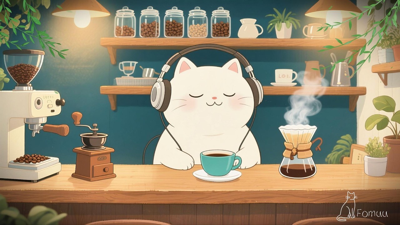 𝐦𝐞𝐨𝐰𝐟𝐟𝐞𝐞 𝐛𝐫𝐞𝐚𝐤 ☕️😺 | Fomuu — 80’s Tokyo Funky Lofi Playlist 🎧 | Relax • Chill • Study