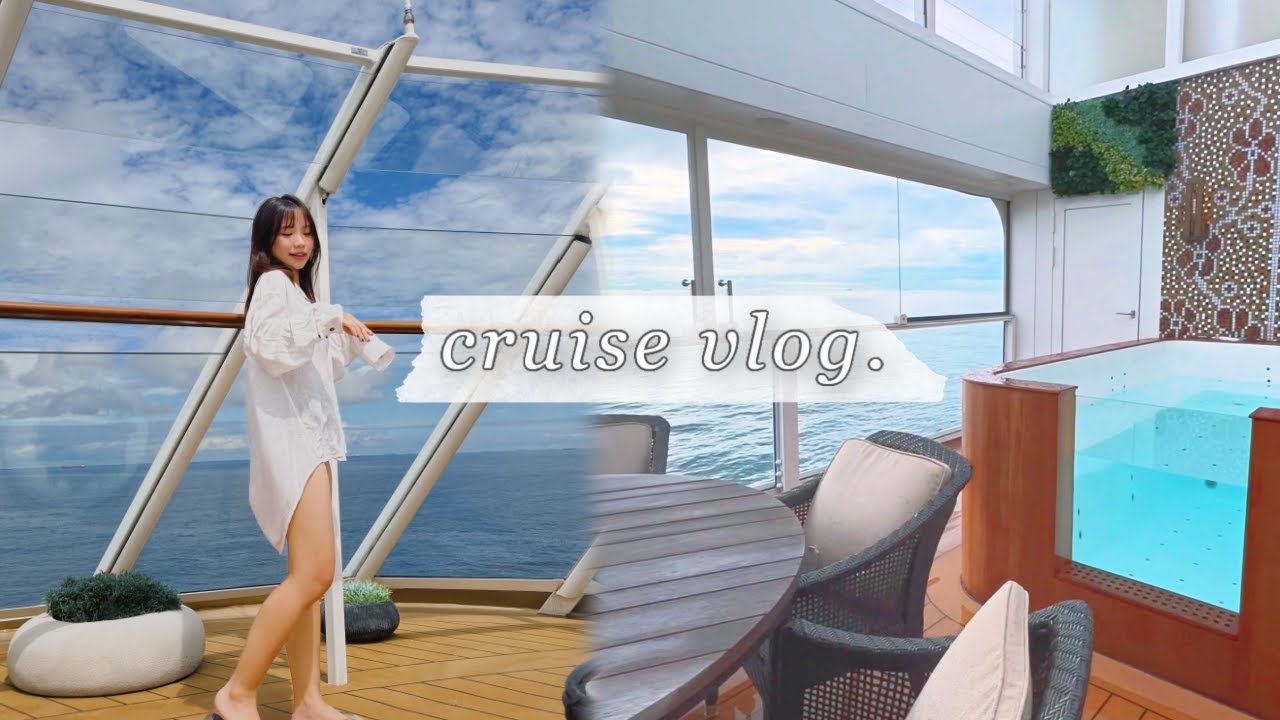 DREAM CRUISE PALACE VILLA VLOG pt I (room tour, yummy food, water slides) 🛳☁️