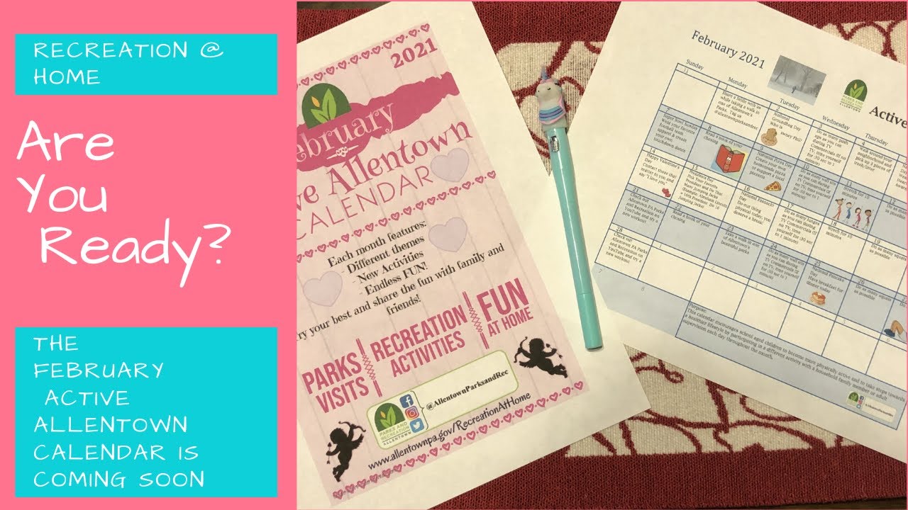 February Active Allentown Calendar COMING SOON
