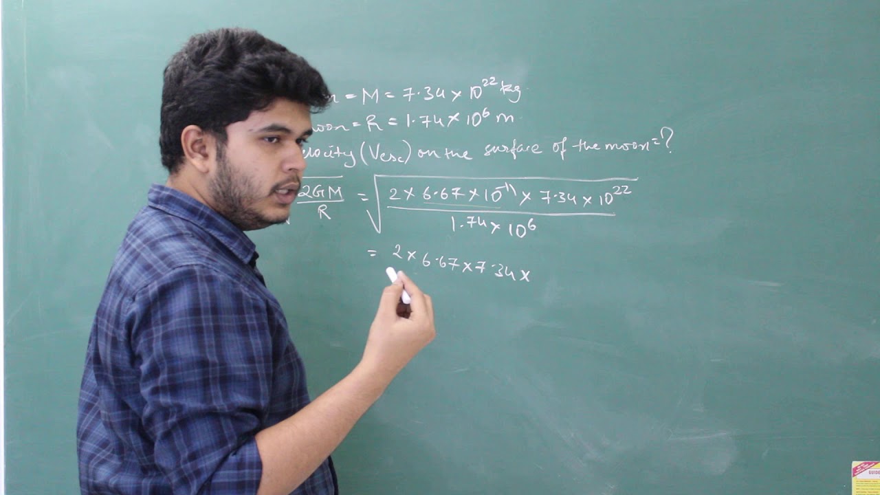 What is the escape velocity on the surface of moon?? | #SSC | Gravitation