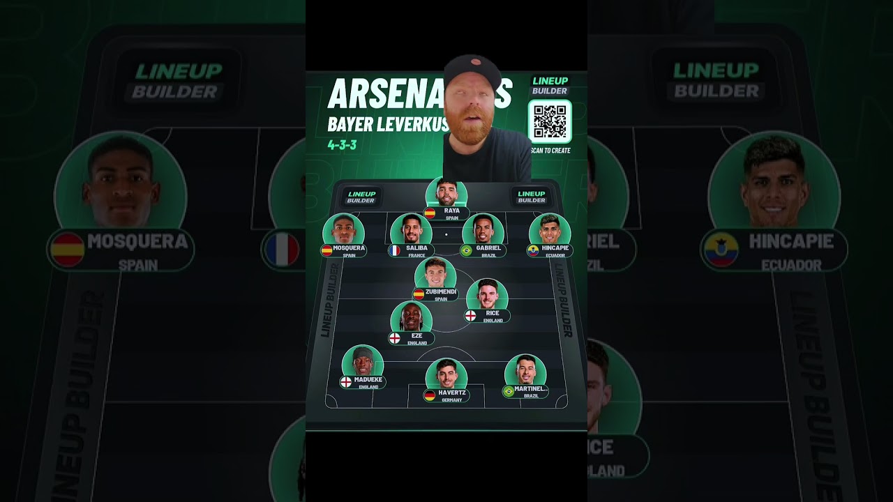 My predicted line up arsenal vs Bayer leverkusen do you agree?