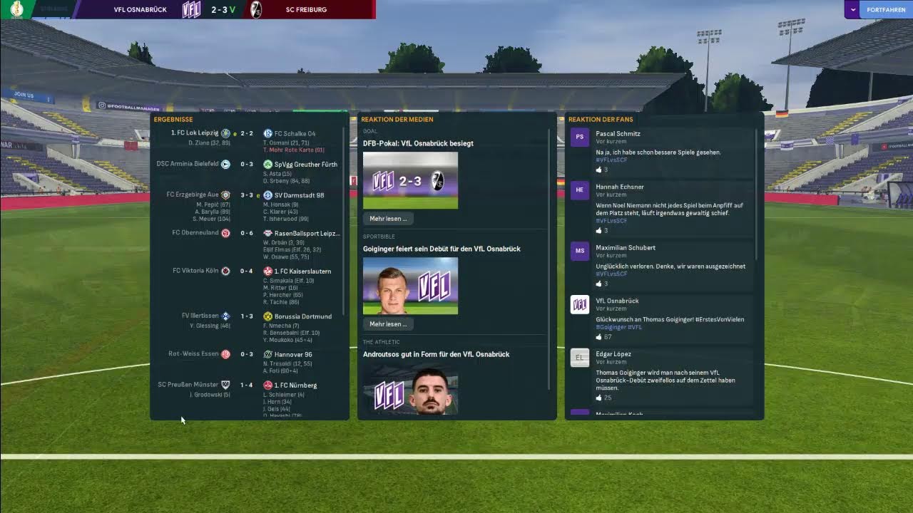 (Live) Football Manager 2024 mit VfL Osnabrück FM 24 Part 2