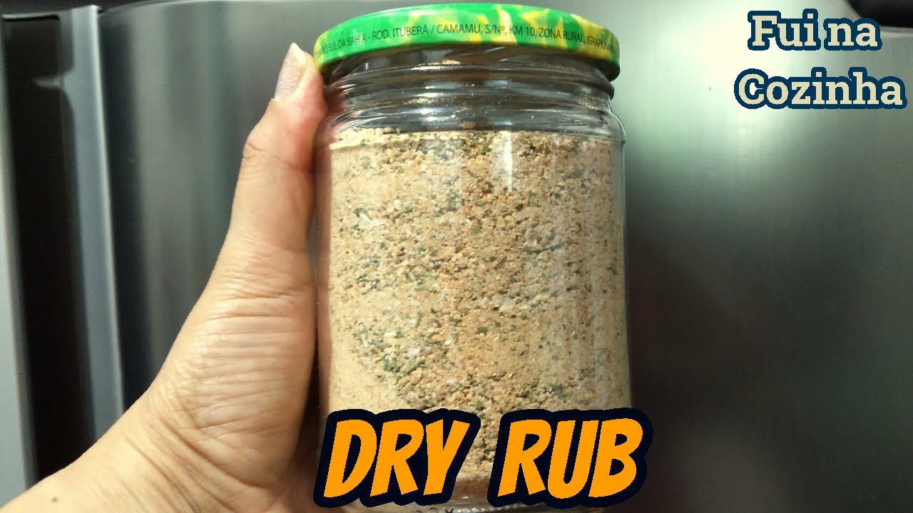 FUI NA COZINHA - DRY RUB (TEMPERO AMERICANO PARA AVES E CARNE DE PORCO)