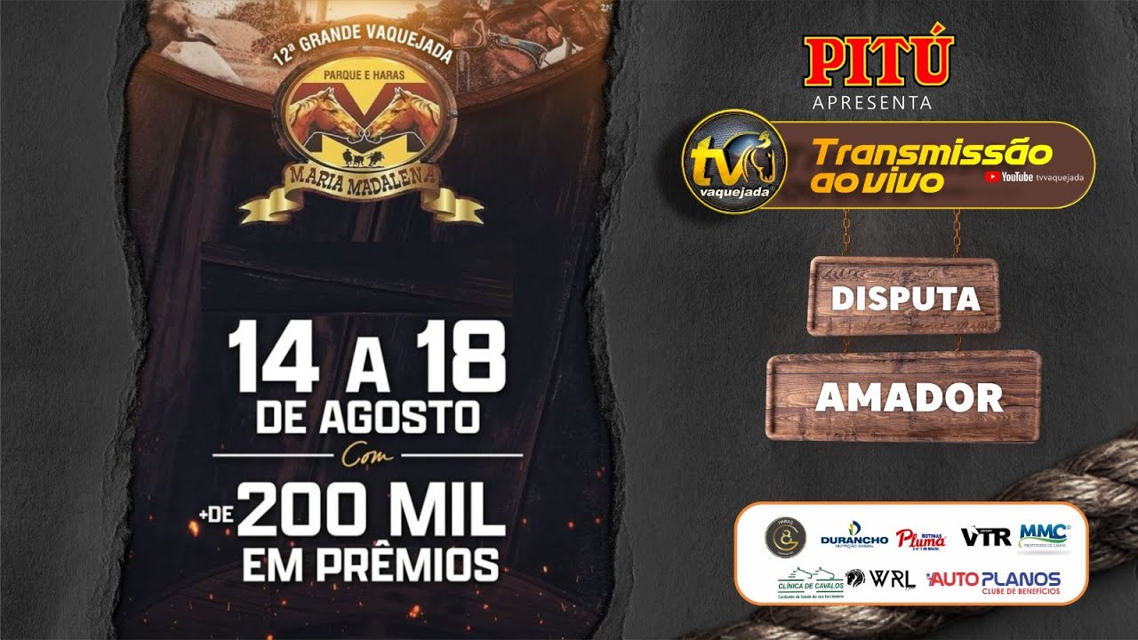 DISPUTA AMADOR VAQUEJADA PARQUE MARIA MADALENA | RAFAEL JAMBEIRO - BA