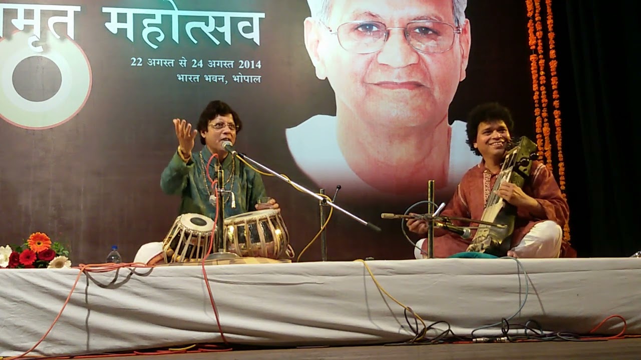 Pt. Anindo Chatterjee Tabla at Pt. Kiran Deshpande 75 Years Amrit Mahotsav Bhopal Concert