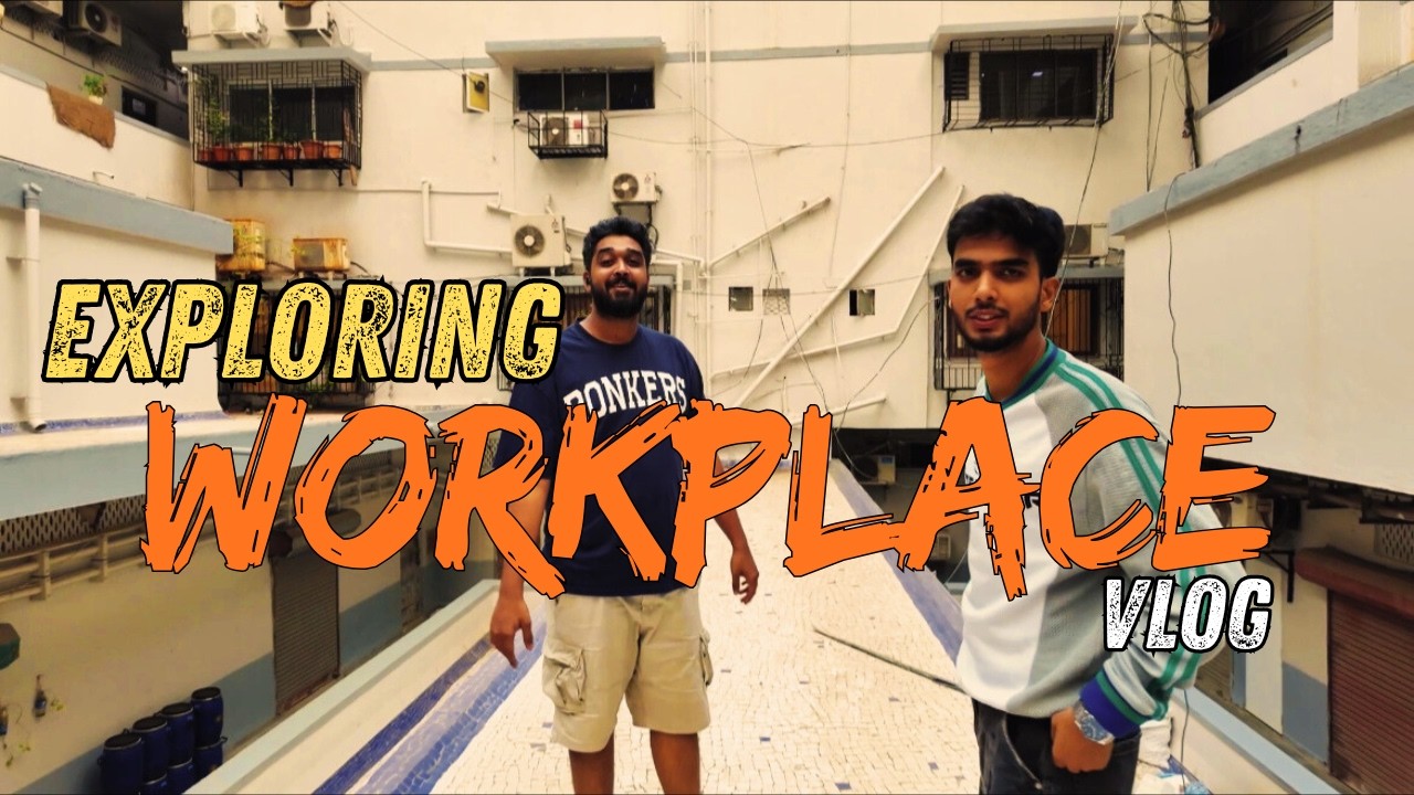 Exploring workplace with colleagues 🏢😆 #9to5life #job #vlog #middleclass  #dreams #actorsdream