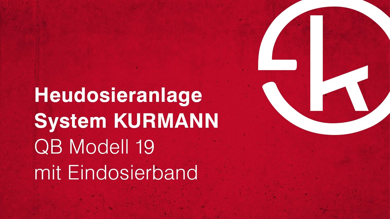 Heudosieranlage System KURMANN QB Modell 19 mit Eindosierband
