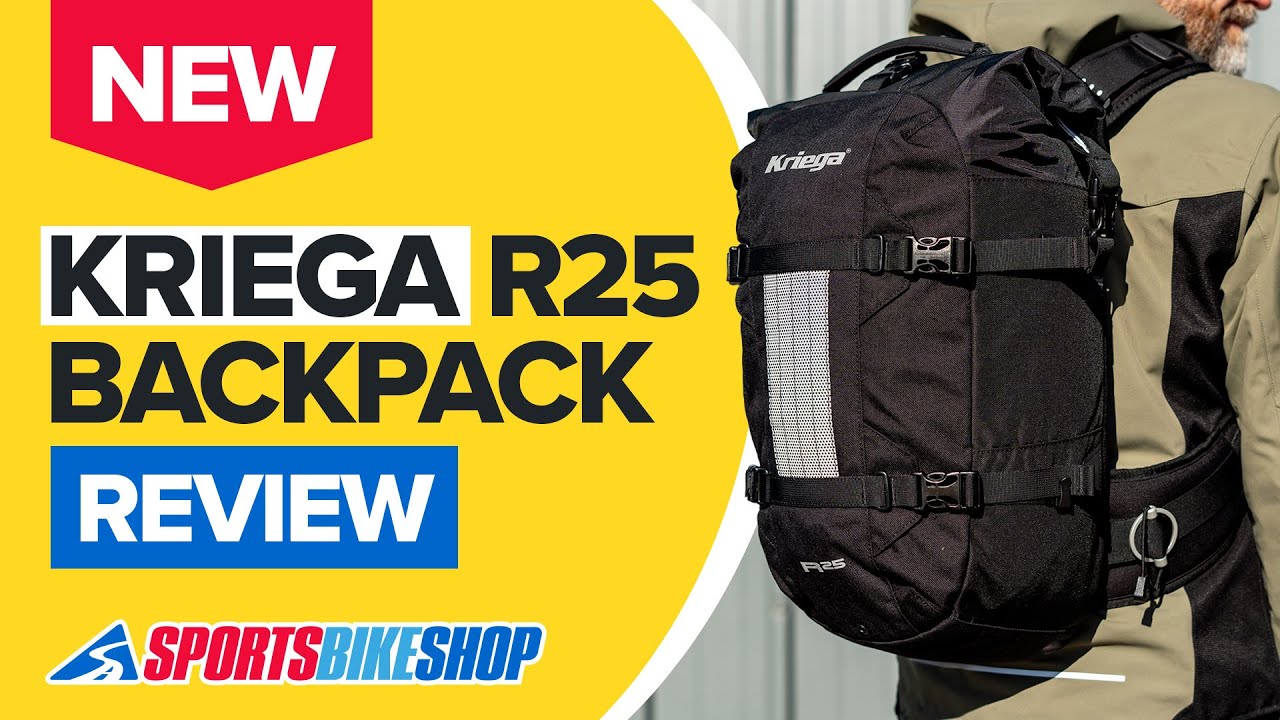 НОВИНКА! Обзор мотоциклетного рюкзака Kriega R25 — Sportsbikeshop
