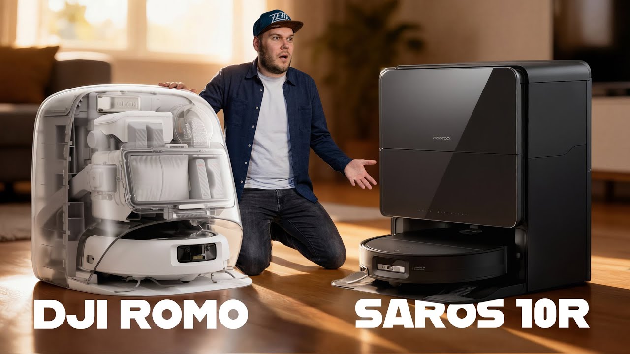 DJI Romo vs. Roborock Saros 10R – Der große Saugroboter-Vergleich!