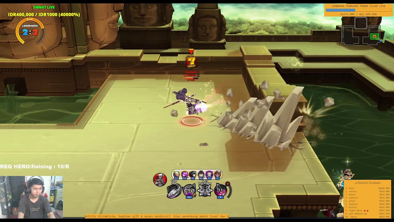 LOST SAGA ORIGIN !! LADDER PUSH MASTER - VFUN #lostsagaorigin