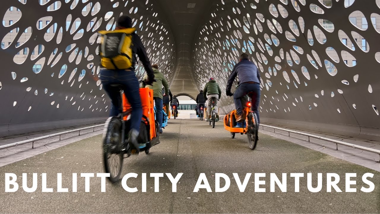 Bullitt Hangover Antwerp testing new bicycle infrastructure. Bullitt cargobike city adventures
