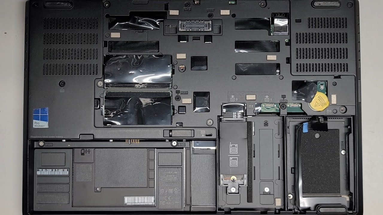 Разборка Lenovo ThinkPad P50, оперативная память, SSD, жесткий диск, обновление M.2 PCIe NVMe, за...