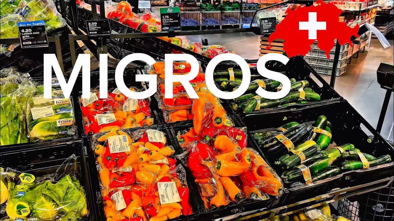Food Prices in Migros🇨🇭Swiss Supermarket || Shopping || Travel Guide 