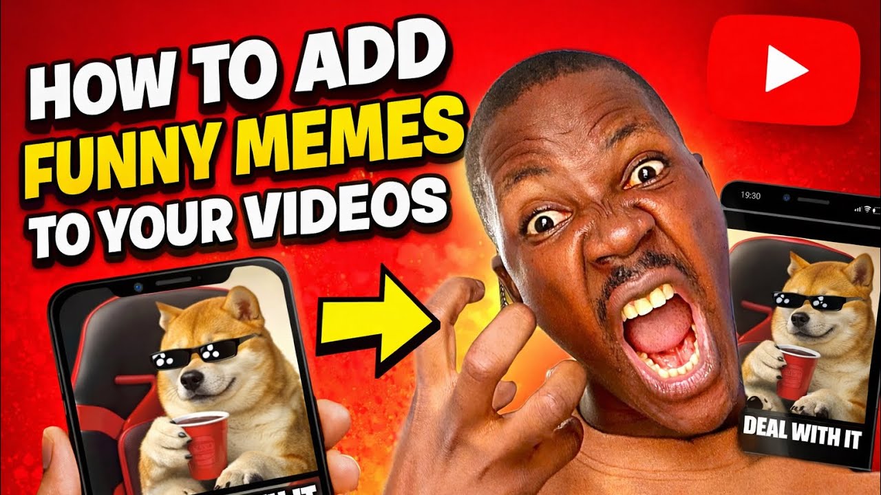 HOW TO ADD FUNNY MEMES OR FUNNY VIDEOS TO YOUR VIDEO 