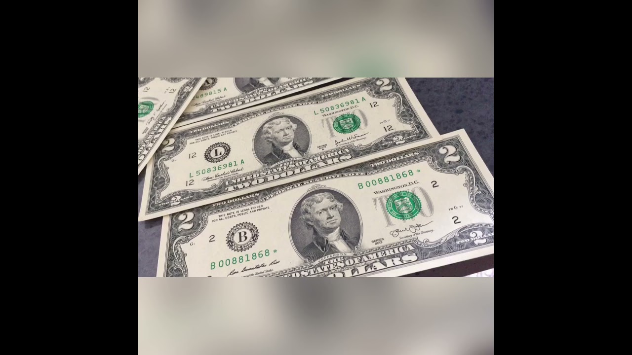 Rare Star Note 2$ Dollar Bill Found!