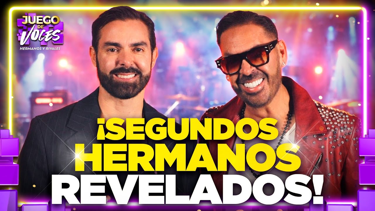 ¿Le atinaste? Conoce a la SEGUNDA pareja de hermanos de Juego de Voces 2026