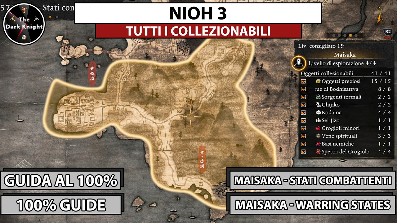Nioh 3: Tutti i collezionabili - Maisaka (Stati combattenti) - Collectibles