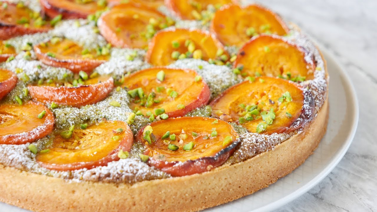 La TARTE ABRICOT PISTACHE - Recette facile et gourmande avec des abricots