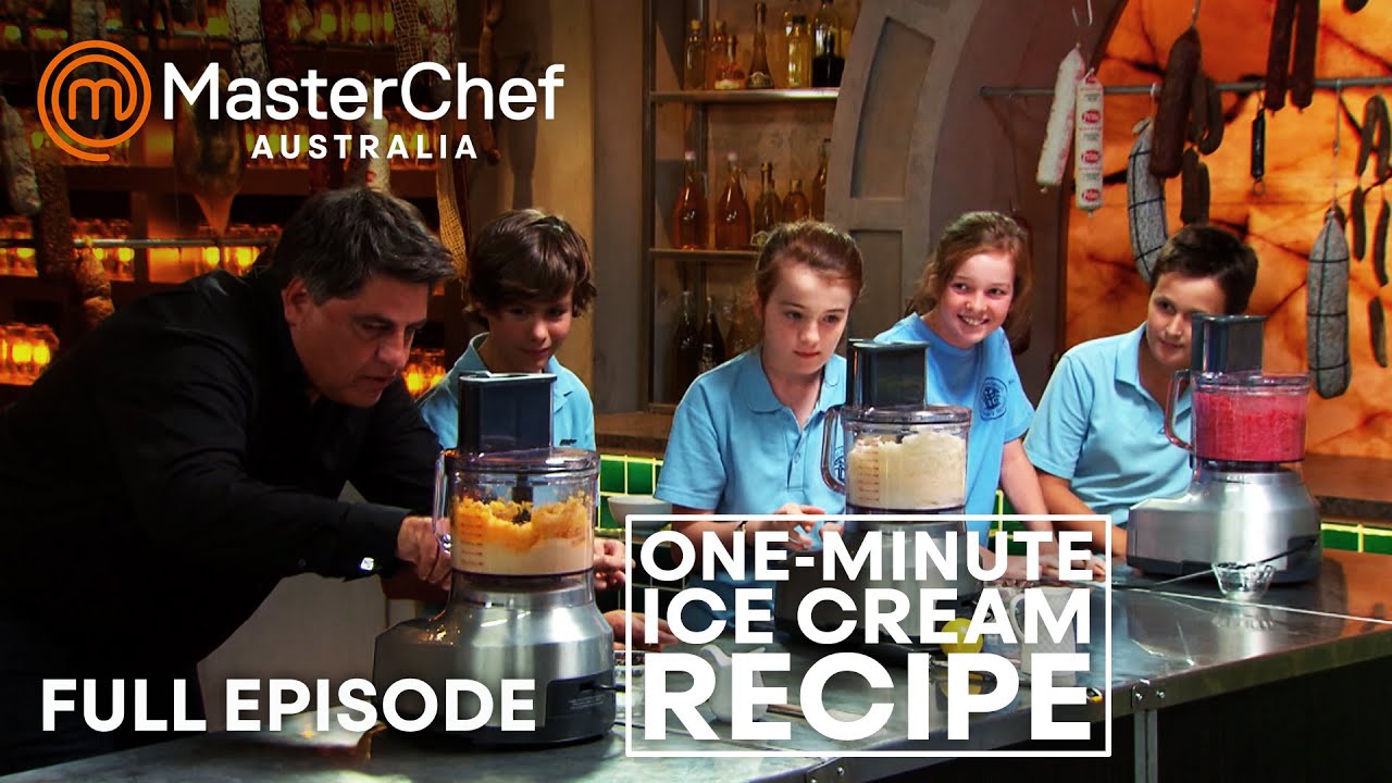 One-Minute Ice Cream Recipe in MasterChef Australia | S05 E14 | Full Episode | MasterChef World