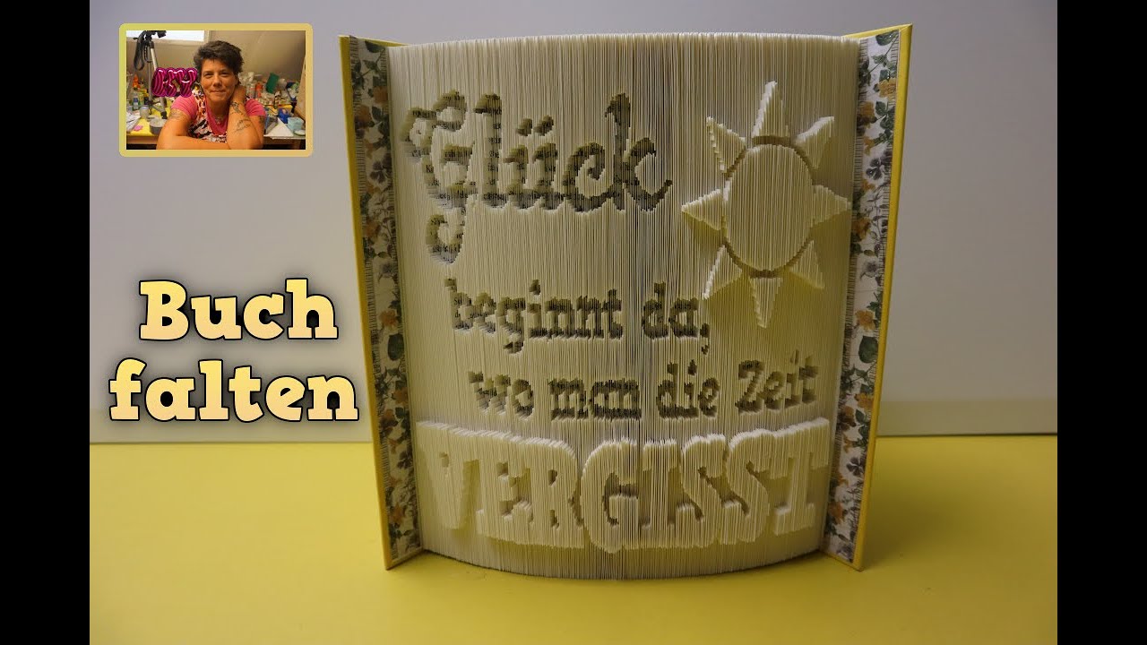 *Motiv 41* book folding, Buch falten, einfache Schneidetechnik auf 2 Ebenen, Schritt für Schritt